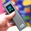 Box sạc dự phòng 4 cell 21.700 - Sạc nhanh 100W, vỏ nhôm, LED sáng, không pin 4