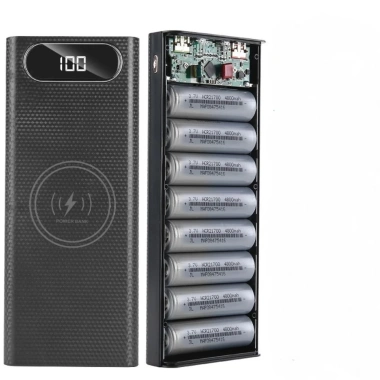 Box Sạc Dự Phòng 8 Pin 27.100 - Sạc Nhanh 22.5W & Không Dây 15W, Có Đèn Pin, Giá Ưu Đãi 270k