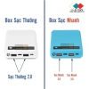 Box sạc dự phòng nhanh 6 cell QC 3.0 - Không pin, giá chỉ 95.000đ