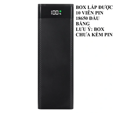 Box Sạc Dự Phòng QC 3.0 10 Cell 18.650 - Sạc Nhanh, DIY Tự Lắp, Giá 165k (199.650) 10