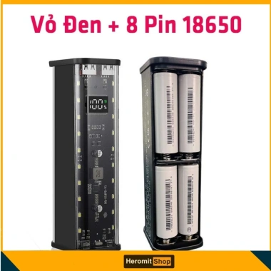 Box sạc dự phòng vỏ TS8 pin 18.650 – không cần hàn, lắp ráp dễ dàng, 185.000 VND 3