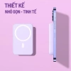 BOX Sạc từ tính HubbFast GO10 - Pin dự phòng 10.000mAh, sạc nhanh không dây 15W, Type-C 20W, giá chỉ 500.400₫ 5
