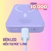 BOX Sạc từ tính HubbFast GO10 - Pin dự phòng 10.000mAh, sạc nhanh không dây 15W, Type-C 20W, giá chỉ 500.400₫ 7
