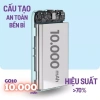 BOX Sạc từ tính HubbFast GO10 - Pin dự phòng 10.000mAh, sạc nhanh không dây 15W, Type-C 20W, giá chỉ 500.400₫ 8