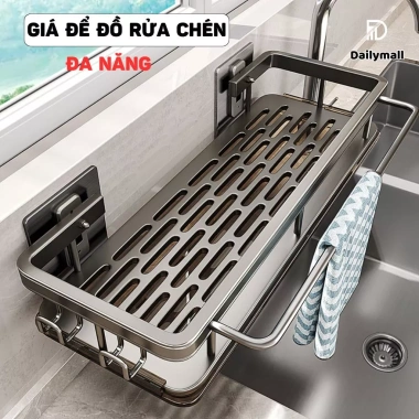 Boxhome Giá Để Đồ Rửa Bát Gắn Tường Inox Đa Năng Chống Gỉ - 148.000₫