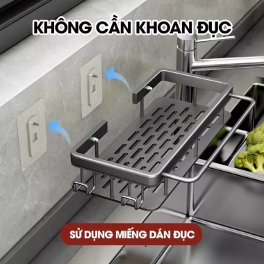 Boxhome Giá Để Đồ Rửa Bát Gắn Tường Inox Đa Năng Chống Gỉ - 148.000₫ 5