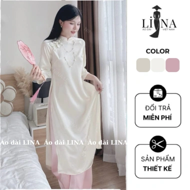 BST Gấm Tết 2.026: Áo dài tết nữ tính 3 màu pastel nhẹ nhàng, giá chỉ 236k 3 BST Gấm Tết 2.026: Áo dài tết nữ tính 3 màu pastel nhẹ nhàng, giá chỉ 236k 3