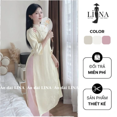 BST Gấm Tết 2.026: Áo dài tết nữ tính 3 màu pastel nhẹ nhàng, giá chỉ 236k 5 BST Gấm Tết 2.026: Áo dài tết nữ tính 3 màu pastel nhẹ nhàng, giá chỉ 236k 5