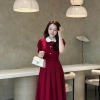 BST Sắc Đỏ - Váy đầm nữ U&M Bigsize lễ hội Giáng sinh & Tết, giảm còn 300k 4