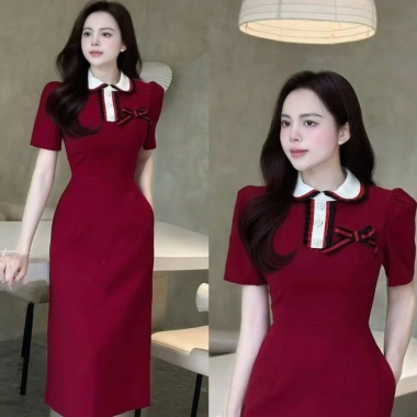 BST Sắc Đỏ - Váy đầm nữ U&M Bigsize lễ hội Giáng sinh & Tết, giảm còn 300k 6