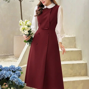 BST Sắc Đỏ - Váy đầm nữ U&M Bigsize lễ hội Giáng sinh & Tết, giảm còn 300k 8
