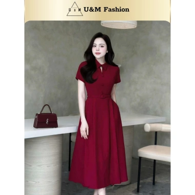 BST Sắc Đỏ - Váy đầm nữ U&M Bigsize lễ hội Giáng sinh & Tết, giảm còn 300k 10
