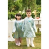 BST Tết 2.026 Áo dài gia đình Yến Thư xanh – áo dài nhà Cam, trẻ em, giảm giá 255k 9