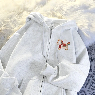 BST TẾT 2.026 áo hoodie zip Hoạ Tiết bigsize 100% cotton nam nữ CLOT áo khoác thu đông giá 119k