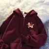 BST TẾT 2.026 áo hoodie zip Hoạ Tiết bigsize 100% cotton nam nữ CLOT áo khoác thu đông giá 119k 10