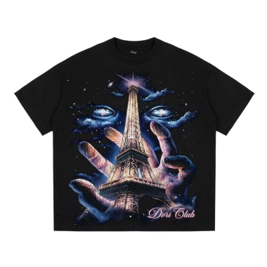 BST TẾT 2.026 Áo Thun Boxy Tháp Eiffel Dori Club Cotton - Giá ưu đãi 209.000₫