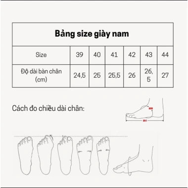 BST TẾT 2.026 Giày nam độn đế hack phong cách Hàn Quốc màu khói họa tiết êm nhẹ 9