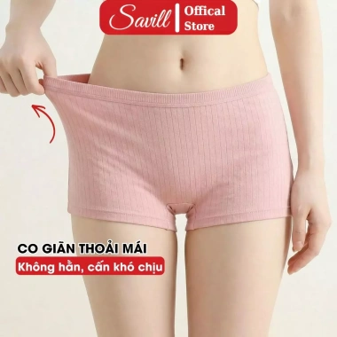 BST TẾT 2.026 Quần boxer nữ cotton mềm mại, chíp đùi mặc váy chống lộ SAVILL V4.116 98.000 3