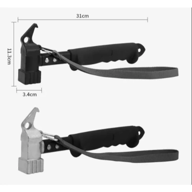 Búa Cắm Trại Đóng Cọc Ghim Neo Lều Thép Không Gỉ Siêu Bền Giá 235.000 VNĐ 10