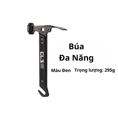 Búa Đa Năng CLS Camping Thép Không Gỉ Siêu Nhẹ Đóng Cọc Ghim Lều Trại 224k