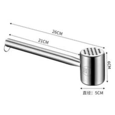 Búa đập thịt inox 304 hai đầu đa năng, tiện lợi, siêu bền - Giá chỉ 66.795đ 2 Búa đập thịt inox 304 hai đầu đa năng, tiện lợi, siêu bền - Giá chỉ 66.795đ 2
