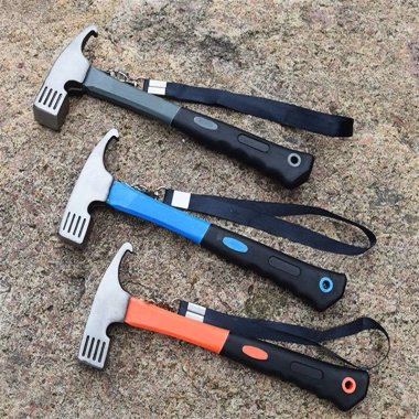 Búa thép carbon nhiệt cao, cán cao su bọc, đóng đinh gia cố lều trại - 120.000₫
