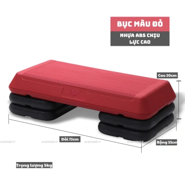 Bục Nhảy Aerobic Step Gym Yoga Nhựa ABS 72cm Chống Trượt, Điều chỉnh cao - 599k 8 Bục Nhảy Aerobic Step Gym Yoga Nhựa ABS 72cm Chống Trượt, Điều chỉnh cao - 599k 8