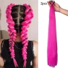 Buộc Tóc Giả Thẳng Dài 65cm - Tự Tạo Kiểu Thắt Bím, Giá 65.000 VND 4