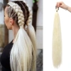 Buộc Tóc Giả Thẳng Dài 65cm - Tự Tạo Kiểu Thắt Bím, Giá 65.000 VND 5