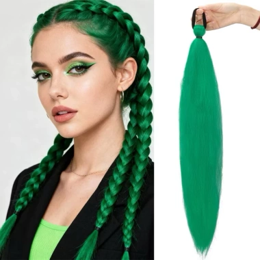 Buộc Tóc Giả Thẳng Dài 65cm - Tự Tạo Kiểu Thắt Bím, Giá 65.000 VND