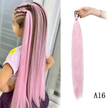 Buộc Tóc Giả Thẳng Dài 65cm - Tự Tạo Kiểu Thắt Bím, Giá 65.000 VND 7 Buộc Tóc Giả Thẳng Dài 65cm - Tự Tạo Kiểu Thắt Bím, Giá 65.000 VND 7