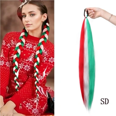 Buộc Tóc Giả Thẳng Dài 65cm - Tự Tạo Kiểu Thắt Bím, Giá 65.000 VND 9 Buộc Tóc Giả Thẳng Dài 65cm - Tự Tạo Kiểu Thắt Bím, Giá 65.000 VND 9