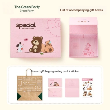 Búp Bê Thịt Cừu TheGreenParty - Quà Sinh Nhật & Đồ Chơi Trung Thu, Hộp Quà Đặc Biệt 5