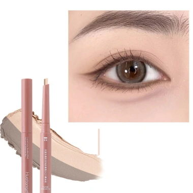 Bút Highlight Hàn 2 đầu tự nhiên, chỉnh bóng sáng mắt, chống nước mồ hôi 100% + tặng chổi - 69k