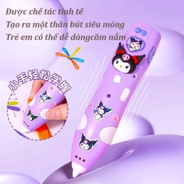 Bút in 3D trẻ em – Đồ chơi vẽ 3D sáng tạo, brush nhiệt độ thấp, kích thích trí tưởng tượng