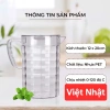 Ca nhựa kính trong suốt 6.056 Việt Nhật 2L Bình nước tay cầm vân nổi sang trọng 6