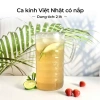 Ca nhựa kính trong suốt 6.056 Việt Nhật 2L Bình nước tay cầm vân nổi sang trọng 10