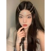 Cài trán dây đôi kẹp đá hoa bất đối xứng - Vòng đeo đầu cosplay cổ trang giá hời 7