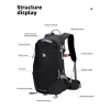 CAMEL CROWN Ba Lô Leo Núi 30L Tiện Lợi, Dễ Sử Dụng - Giá Ưu Đãi 538.920 VND 6