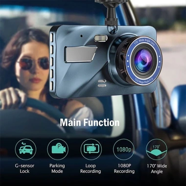 Camera hành trình ô tô X004 và cam lùi 6M, bảo hành 12 tháng, giá chỉ 130.000₫