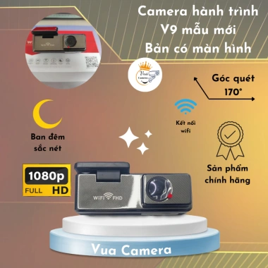 Camera hành trình WIFI V9pro Q9 Full HD 1.080P góc rộng 170 độ - chỉ 379.999đ