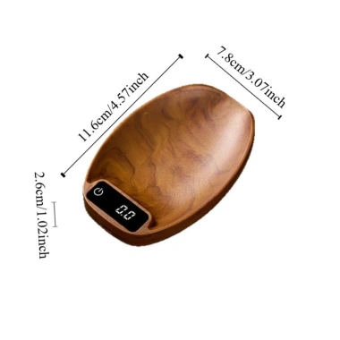Cân cà phê STATIONWA 0,1g - Cân trà điện tử pin lâu, nhựa bền, cảm ứng, vỏ rùa họa tiết, đo gia vị chính xác