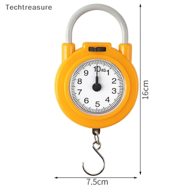 Cân cơ khí di động 10kg Techtreasure - Độ chính xác cao, phù hợp hành lý & bếp, 53.200₫