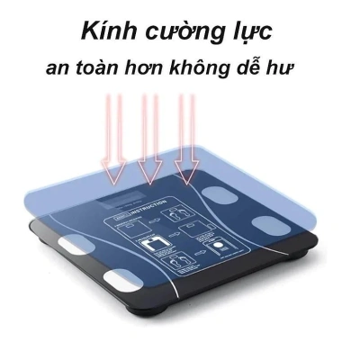 Cân điện tử Bluetooth thông minh đo mỡ cơ thể - Kiểm soát ăn uống, hoạt động thể thao, chỉ 105.000đ 6