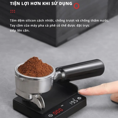Cân Điện Tử Cafe 0.1g-2kg - Sạc Pin, Màn Hình LED Cảm ứng, Chính Xác Cao 9