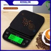Cân điện tử cafe WH-B25 3kg/0,1g Đếm giờ, khay đựng, chuẩn ổn định, chính hãng Khalik