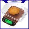 Cân điện tử cafe WH-B25 3kg/0,1g Đếm giờ, khay đựng, chuẩn ổn định, chính hãng Khalik 2