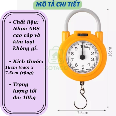 Cân Điện Tử Cầm Tay 10kg Lò Xo Độ Chính Xác Cao - Cân Treo Nhà Bếp, 59.000 VND 2 Cân Điện Tử Cầm Tay 10kg Lò Xo Độ Chính Xác Cao - Cân Treo Nhà Bếp, 59.000 VND 2