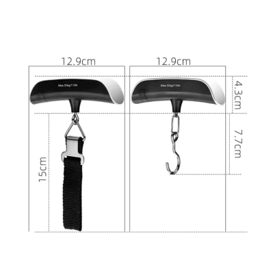Cân điện tử cầm tay 50kg - Đo hành lý nhanh chính xác, giá chỉ 70.000 VND