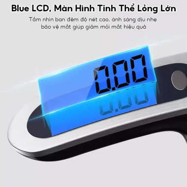 Cân điện tử cầm tay 50kg móc dây dù cải tiến, cân hành lý và hàng hóa - Giá chỉ 87.000 VND